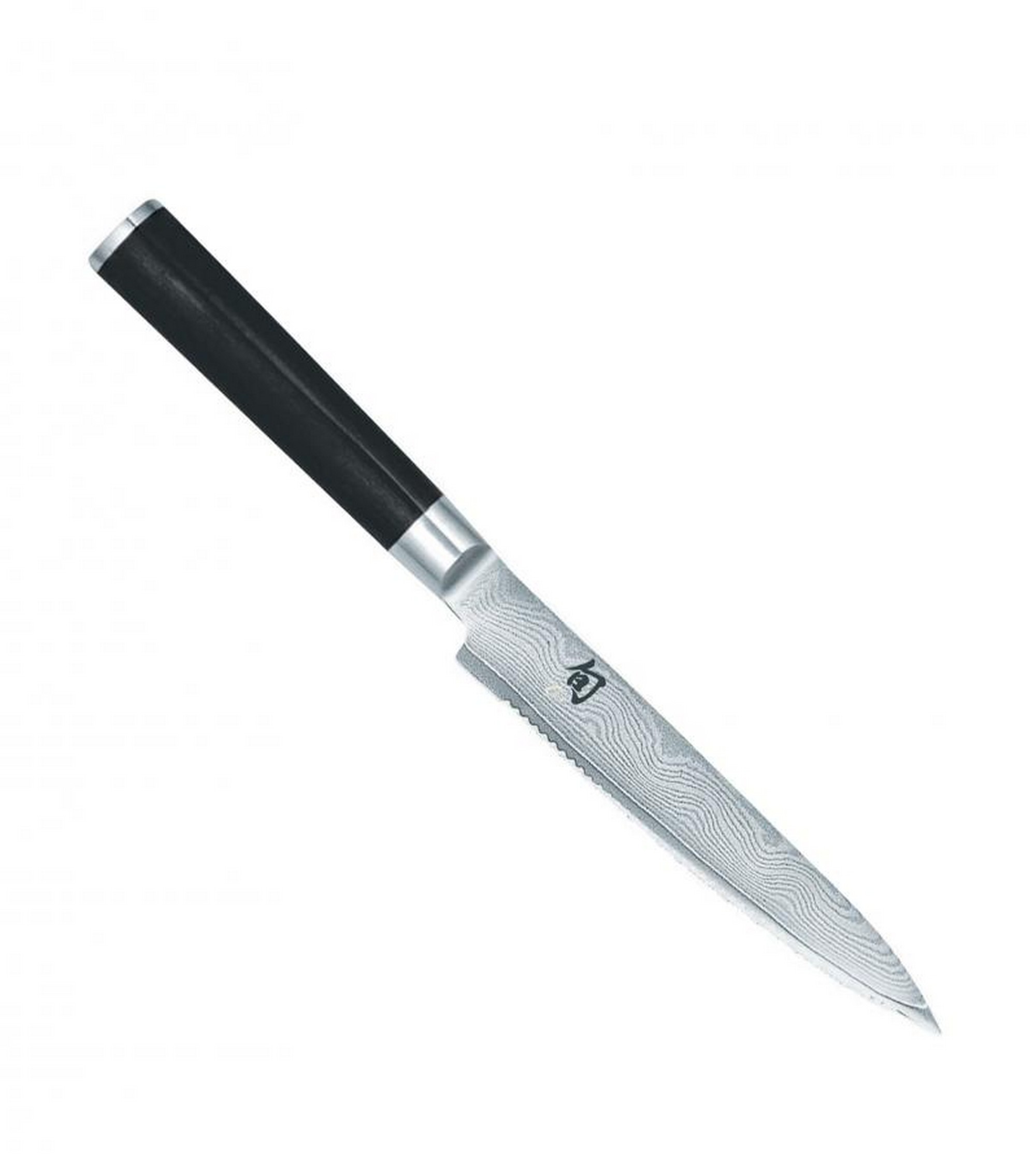 KAI Shun Classic Tomatenmesser 15 cm - Damaststahl - Griff Pakkaholz