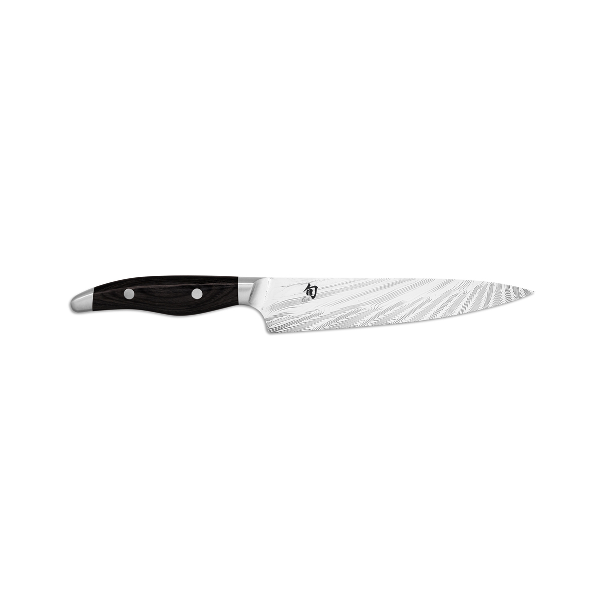 KAI Shun Nagare Black Allzweckmesser 15 cm - Damaststahl - Griff Pakkaholz schwarz