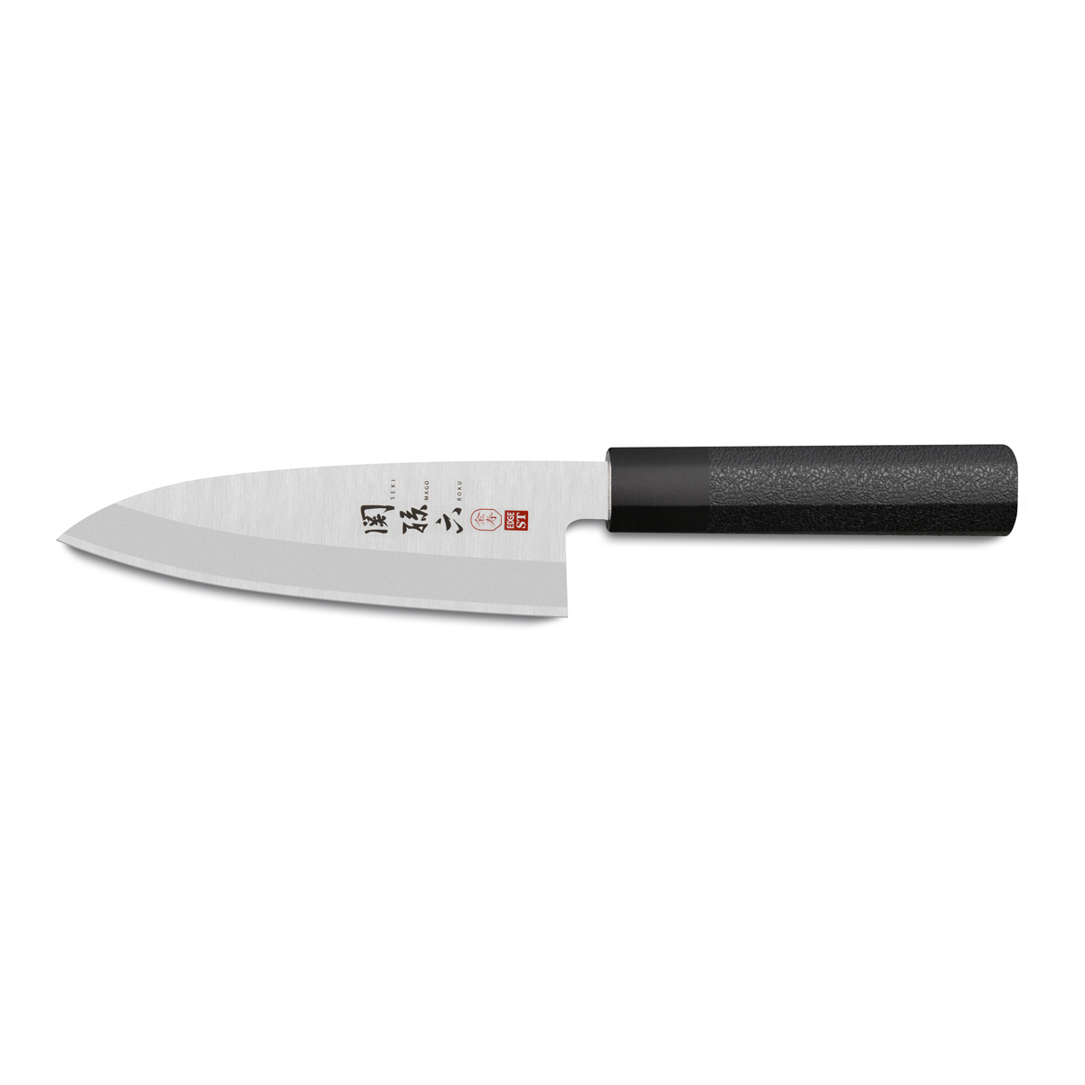KAI Seki Magoroku Hekiju Deba 15 cm Linkshandmodell - High-Carbon Edelstahl - Griff Harz