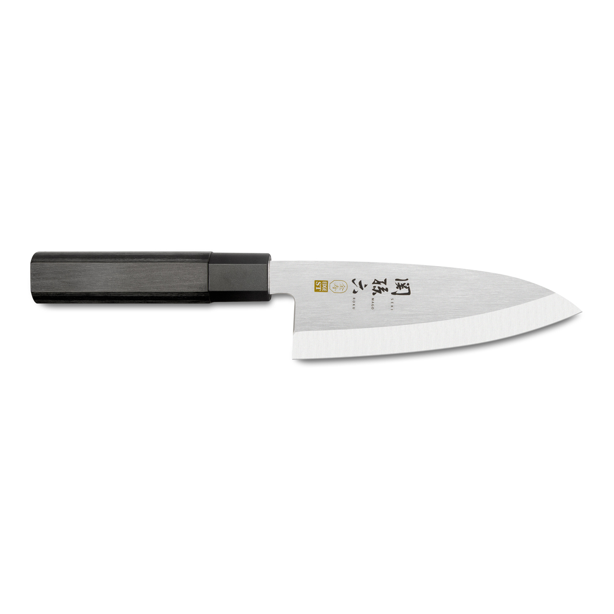KAI Seki Magoroku Kinju Deba 15 cm - High-Carbon Edelstahl - Griff Pakkaholz