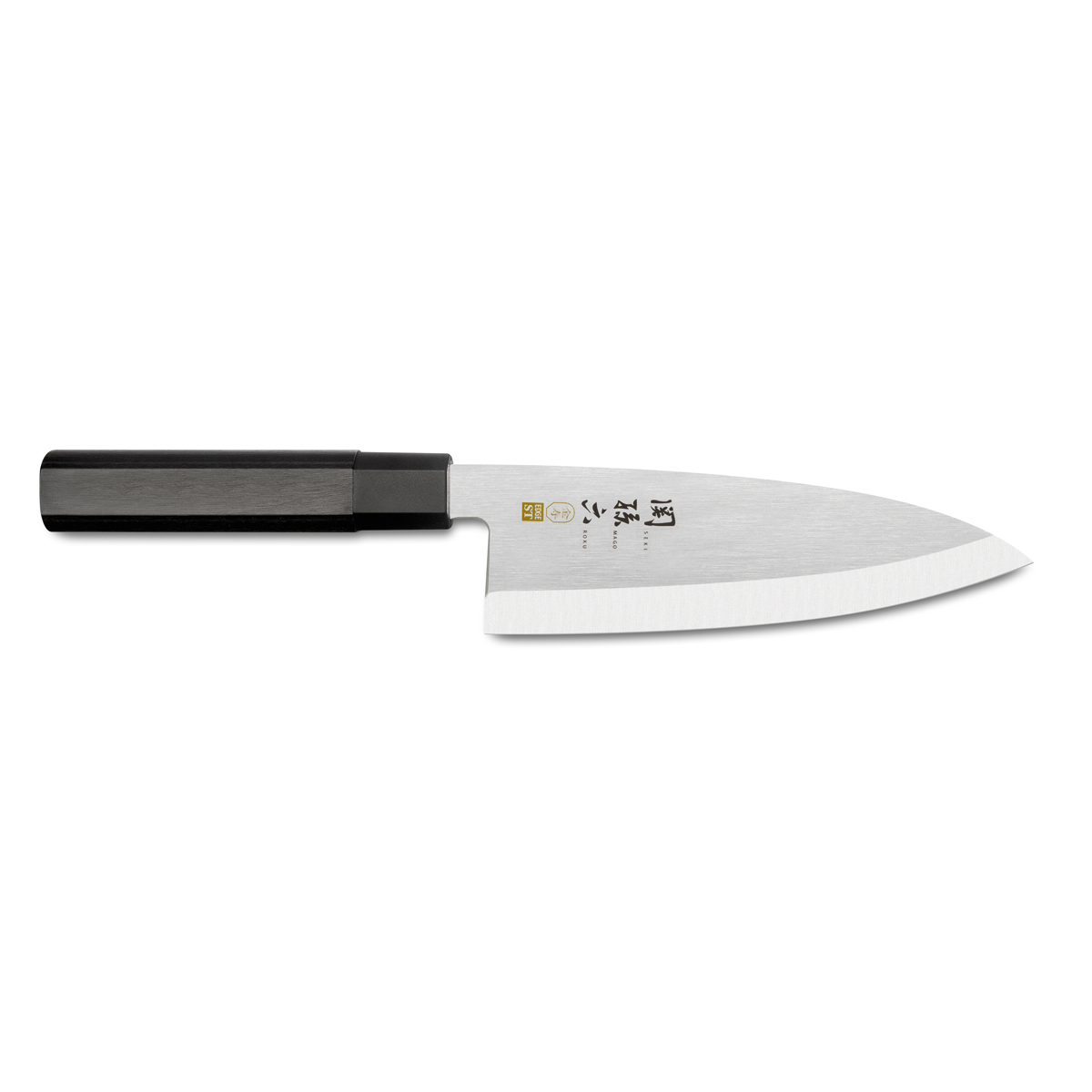 KAI Seki Magoroku Kinju Deba 18 cm - High-Carbon Edelstahl - Griff Pakkaholz