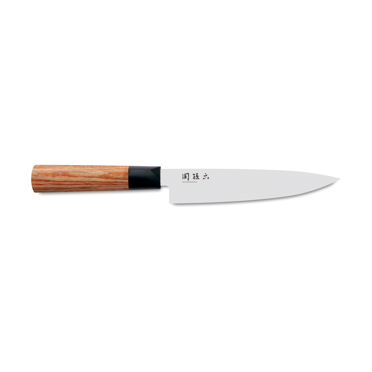 KAI Seki Magoroku Redwood Allzweckmesser 15 cm / Carbon 1K6 Edelstahl mit Pakkaholz-Griff