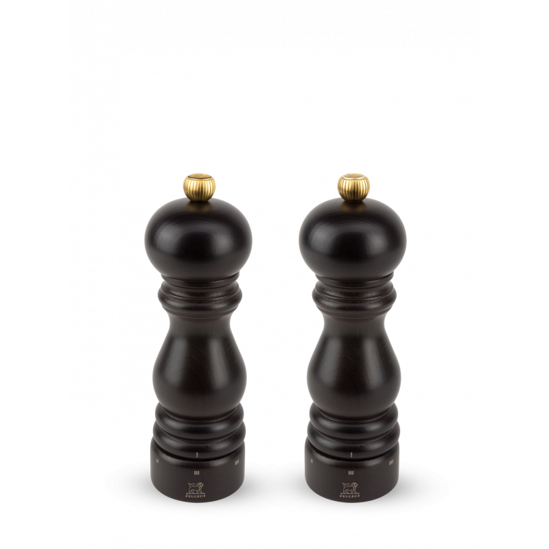 Peugeot Paris U'Select Pfeffer- + Salzmühle 18 cm Buchenholz schokolade -  Zirlion-Salzmahlwerk
