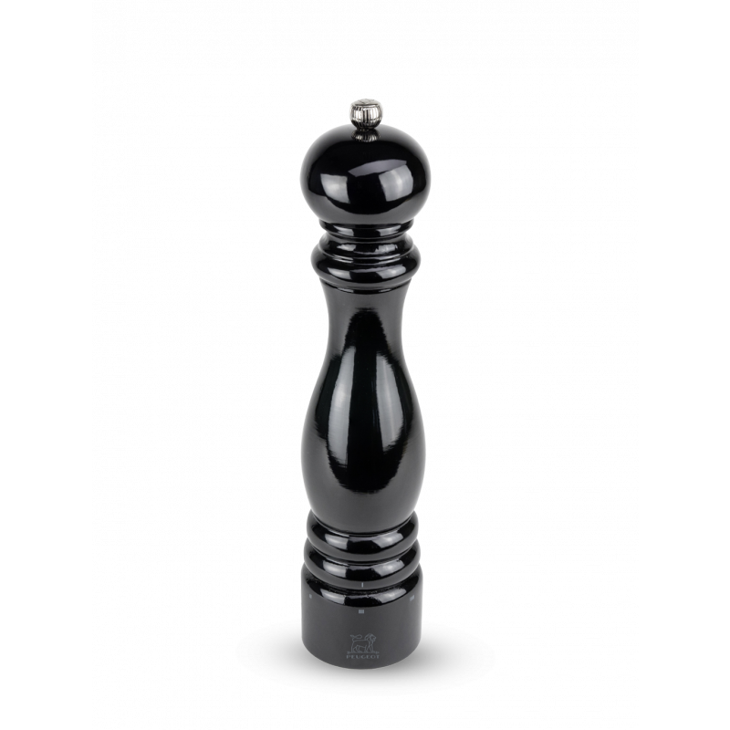 Peugeot Paris U'Select Salzmühle 30 cm Buchenholz schwarz lackiert - Zirlion-Salzmahlwerk