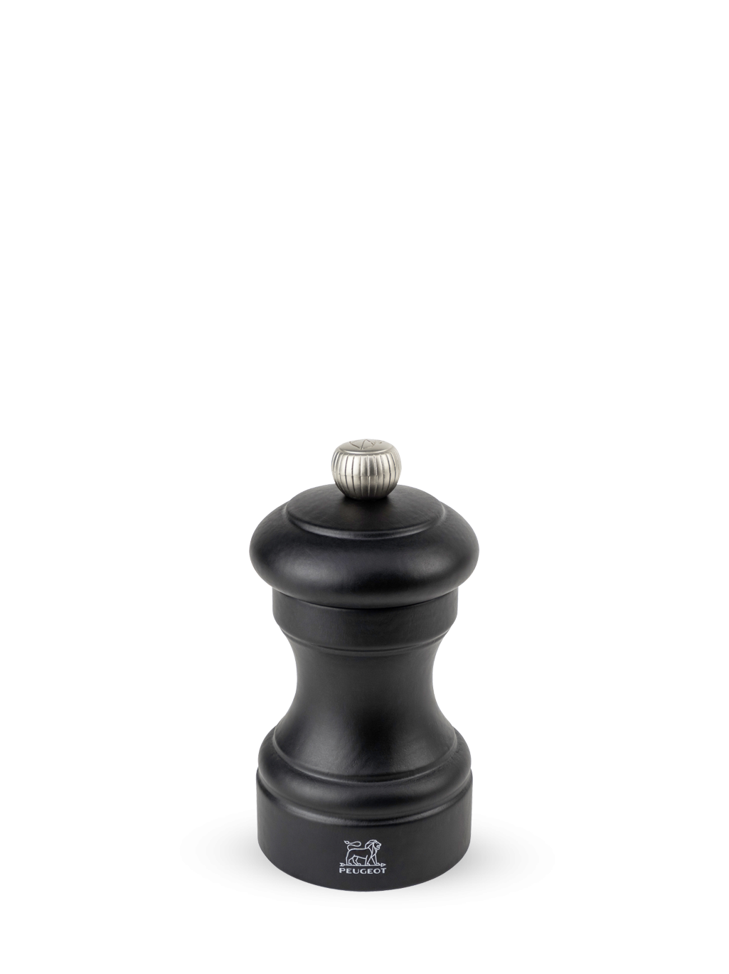 Peugeot Bistro Salzmühle 10 cm Buchenholz schwarz matt - Zirlion-Mahlwerk