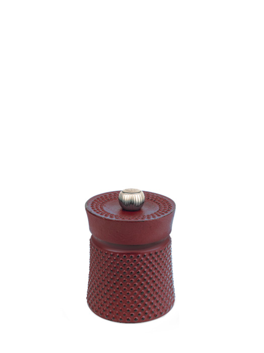 Peugeot Bali Pfeffermühle 8 cm Gusseisen rot - Stahlmahlwerk