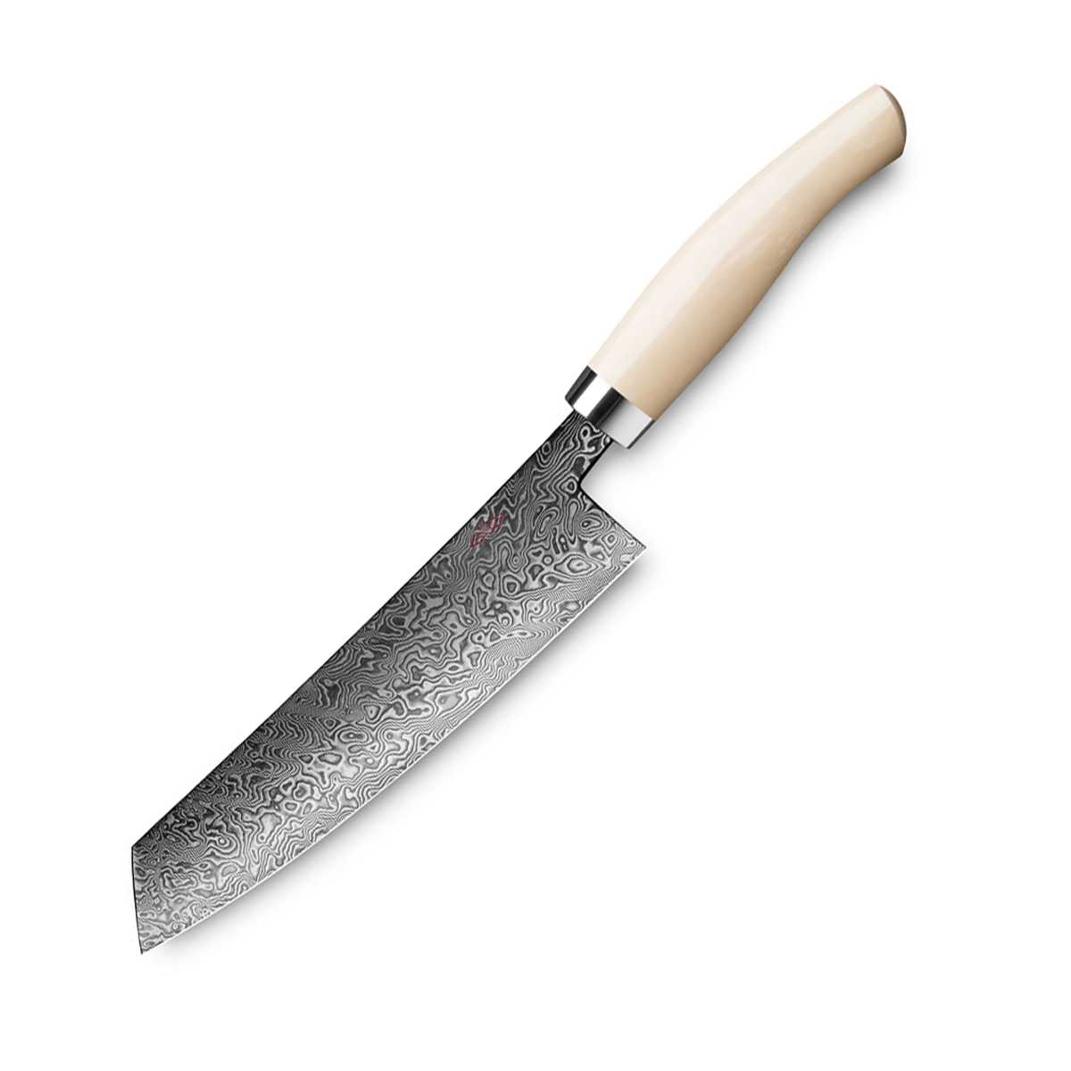 Nesmuk Exklusiv C90 Damast Kochmesser 18 cm mit Griff aus Juma Ivory