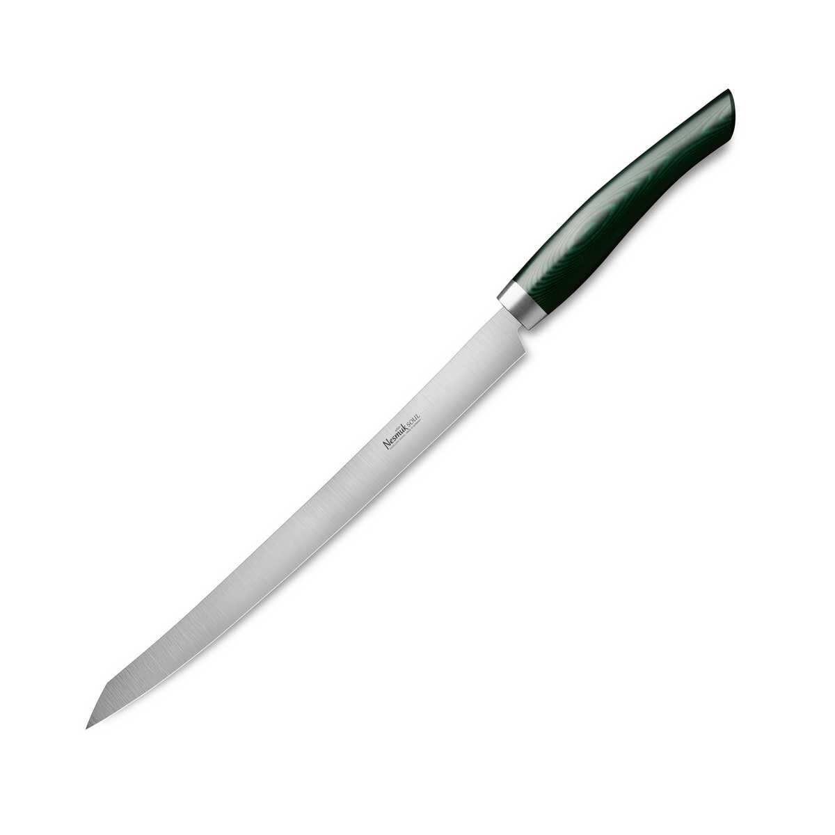 Nesmuk Soul Slicer 26 cm - Niobstahl - Griff Micarta grün