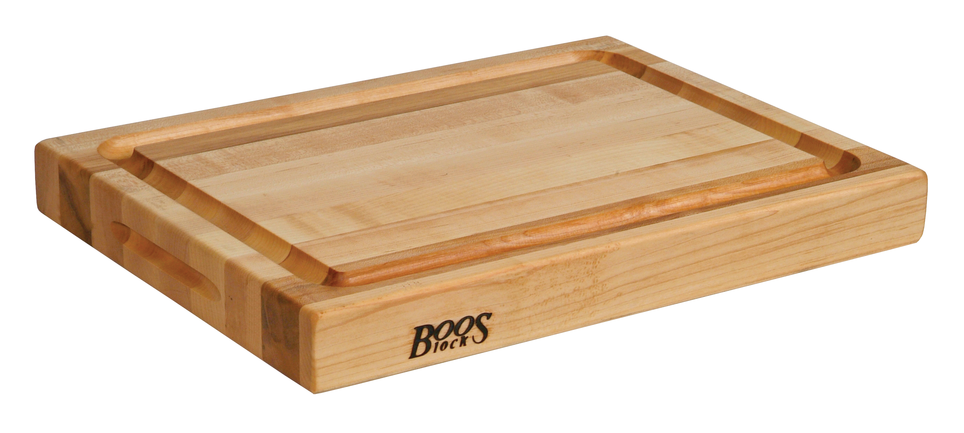 Boos Blocks Pro Chef-Groove Schneidebrett 51x38x6 cm aus Ahornholz mit Saftrille