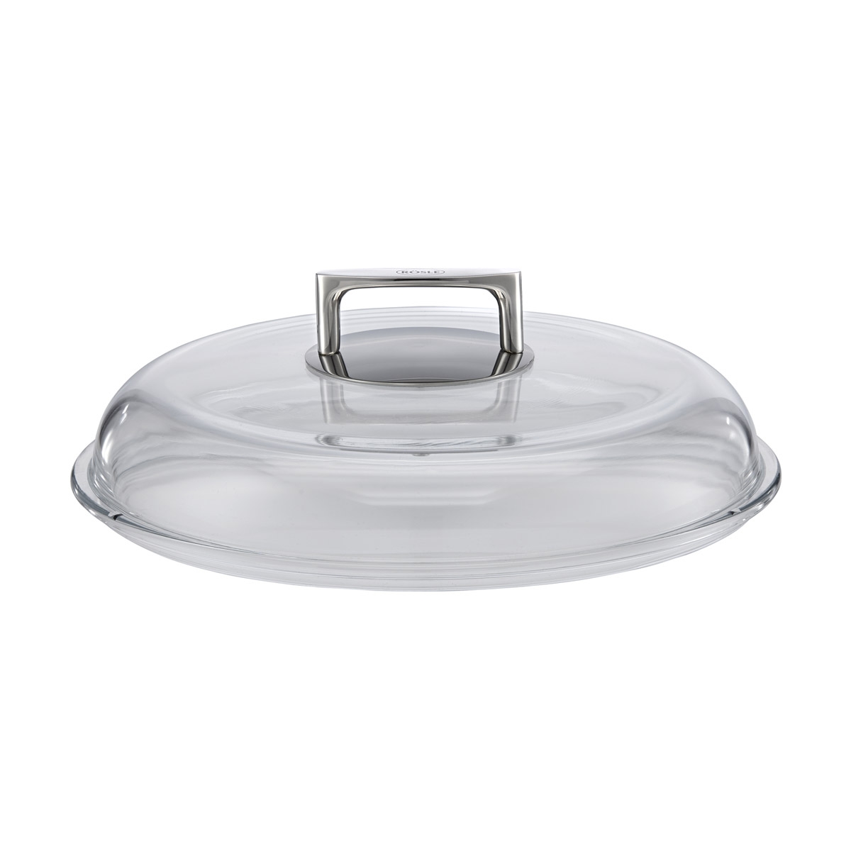 Rösle Silence Hochraum-Glasdeckel 24 cm aus Borosilikat für Bratpfannen und Servierpfannen