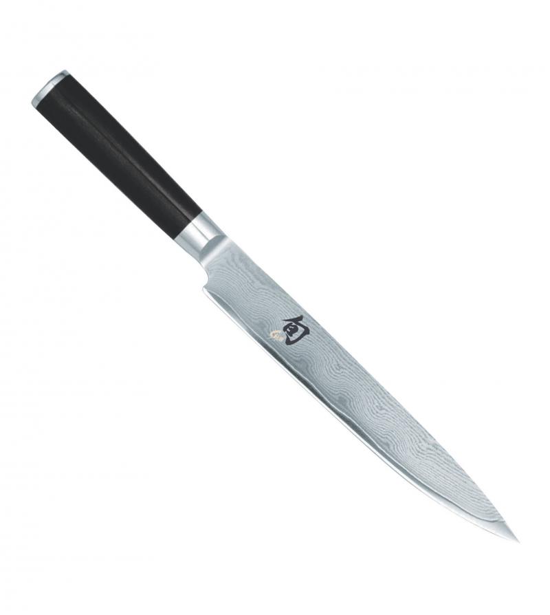 KAI Shun Classic Schinkenmesser 23 cm / Damaststahl mit Griff aus dunklem Pakkaholz