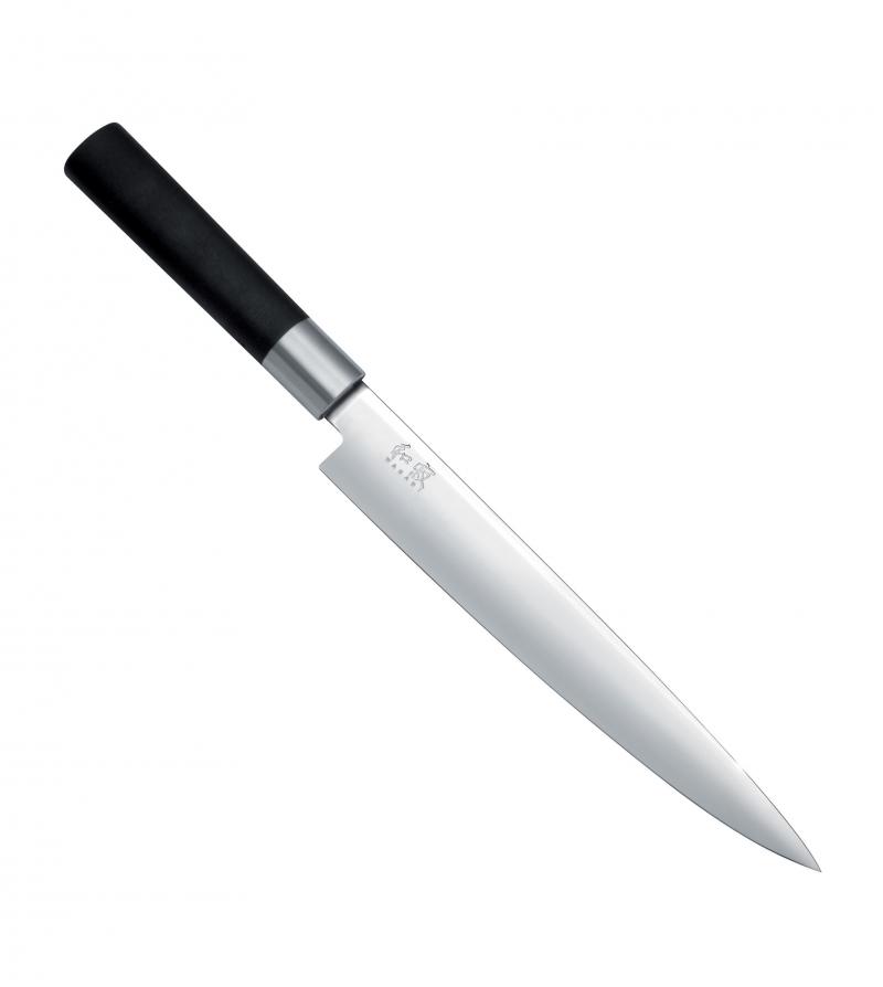 KAI Wasabi black Schinkenmesser 23 cm / Edelstahl mit Griff aus Kunststoff