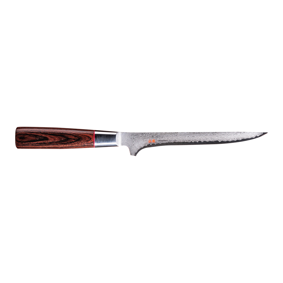 Suncraft Senzo Classic Ausbeinmesser 17 cm - Damaststahl - Griff Pakkaholz