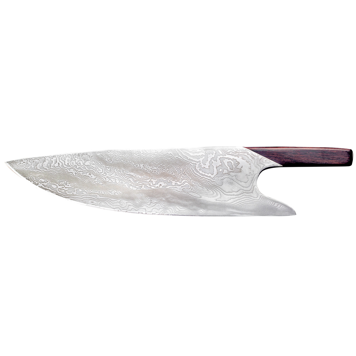 Güde The Knife Damast-Stahl Kochmesser 26 cm / Griff aus Grenadillholz