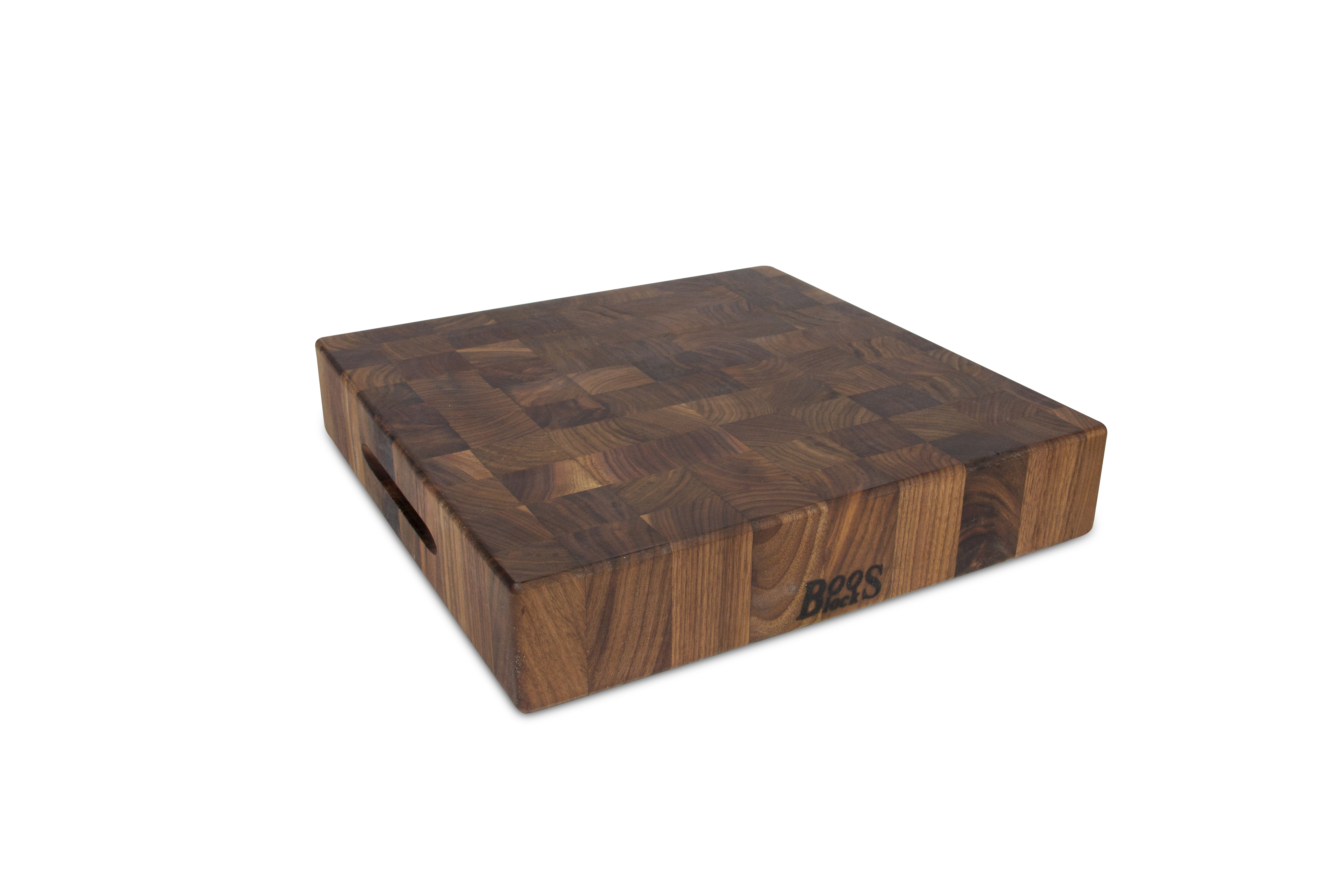 Boos Blocks Black Walnut Hackblock 38x38x7,5 cm - Walnuss-Stirnholz