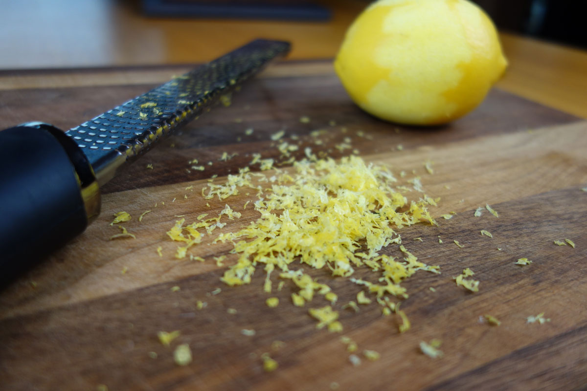 Zesting with the Premium Classic Grater from Microplane